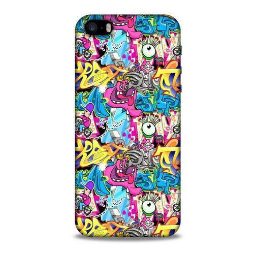 Graffitix (7) Desenli Silikon Kapak Apple Iphone 5 Kılıf