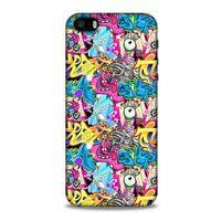 Graffitix (7) Desenli Silikon Kapak Apple Iphone 5 Kılıf