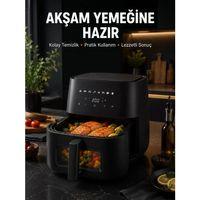 Dokunmatik Ekranlı Air Fryer Sağlıklı Yağsız Pişirme Cihazı