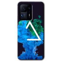 MRCİLETİSİM Xiaomi Mi Mix 4 Kılıf HD Desen Baskılı Arka Kapak+Temperli Cam - İnk Clot