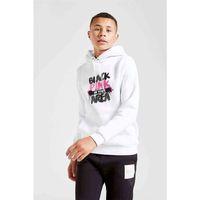 Black Pink in Your Area Baskılı Unisex Çocuk Kapüşonlu Beyaz Sweatshirt