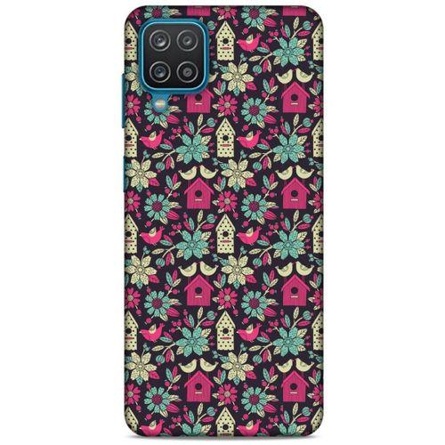 Lopard Samsung Galaxy A12 Uyumlu Kılıf Botanix (66) Kalın Kılıf