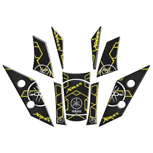 YAMAHA Yamaha Xmax 2018 - 2022 Uyumlu Tank Pad Set 013