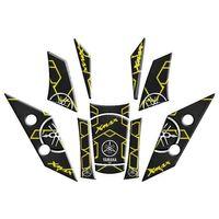 YAMAHA Yamaha Xmax 2018 - 2022 Uyumlu Tank Pad Set 013