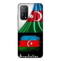Xiaomi Mi 10T Pro 5G Uyumlu Kılıf Azarbaijan (13) Silikon Kap Bayraklar