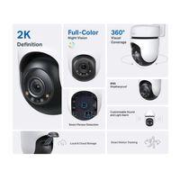 TP-LINK Tapo TC41 (C510W), 2K QHD, Yatay Dikey Dış Mekan, IP66, WiFi, Renkli Gece Görüşü, İki Yönlü Ses Güvenlik Kamerası