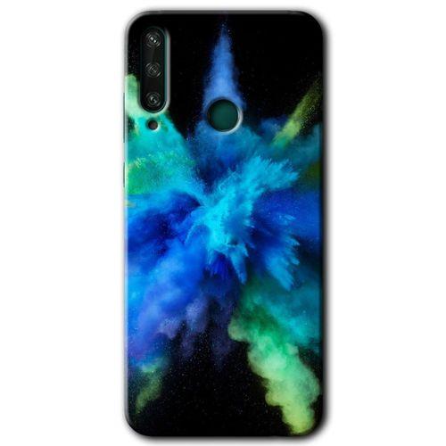 Huawei Y6P HD Baskılı Kılıf + 9D Tam Ekran Koruyucu - Karışım 1