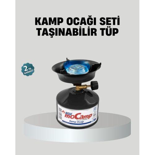 Taşınabilir Kamp Ocağı Seti Pişirme Alanı Ayarlanabilir Alev