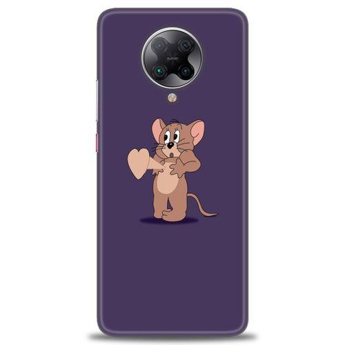 Xiaomi Poco F2 Pro Kılıf HD Baskılı Kılıf - Aşık Jerry + Tam Ekran Koruyucu