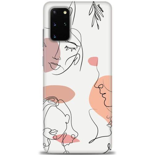 Samsung Galaxy S20 Plus Kılıf HD Baskılı Kılıf - Silüetler + Tam Ekran Koruyucu