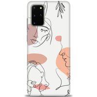 Samsung Galaxy S20 Plus Kılıf HD Baskılı Kılıf - Silüetler + Tam Ekran Koruyucu