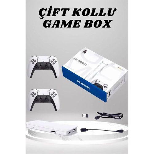 4k 3d Hd Görüntü Kaliteli Kablosuz Çift Kollu 20.000 Oyunlu Retro Oyun Konsolu Tv Box