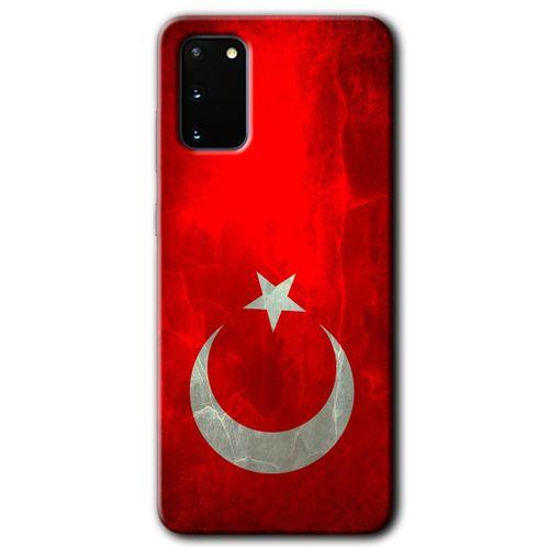 Potkal Hediye Fabrikası Samsung Galaxy S20 Kılıf HD Desen Baskılı Arka Kapak - Albayrak