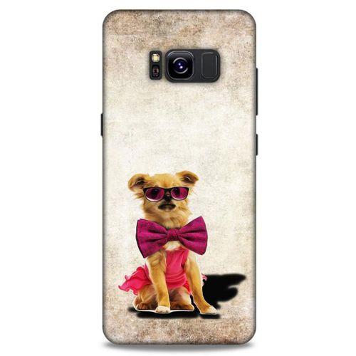 Samsung Galaxy S8 Kılıf Köpek Kıyafetleri (14) Lansman Kılıf Chihuahua Papyon