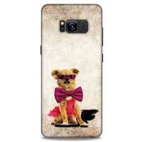 Samsung Galaxy S8 Kılıf Köpek Kıyafetleri (14) Lansman Kılıf Chihuahua Papyon
