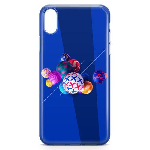 Apple iPhone XR Kılıf 3D Toplar Arka Kapak Koruma Desenli Full Koruyucu