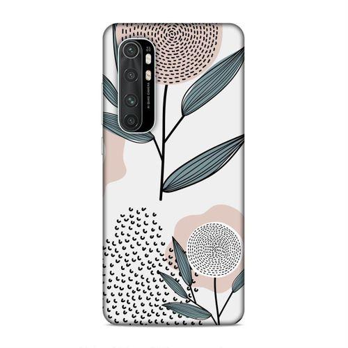 Xiaomi Mi Note 10 Lite Kılıf Retro Cicekler Arka Kapak Silikon Koruma Full Koruyucu