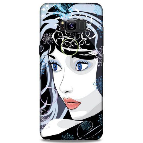 Lopard Samsung Galaxy S8 Plus Uyumlu Kılıf Sürreal Yüzler ♀ (22) Tam Koruma Kılıfı Desenli