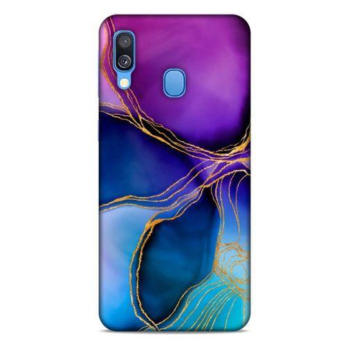 Samsung Galaxy A40 Uyumlu Kılıf Mor Delisi (45) Liquid Air Kılıf Karışık