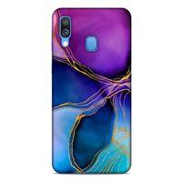 Samsung Galaxy A40 Uyumlu Kılıf Mor Delisi (45) Liquid Air Kılıf Karışık