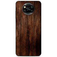 Lopard Xiaomi Redmi Poco X3 Uyumlu Kılıf Wood'X (5) Koruma Kabı Baskılı