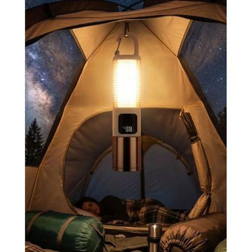 Led Kamp Lambası Usb Şarjlı 500 Lümen Parlaklık Güç Göstergeli Taşınabilir Fener