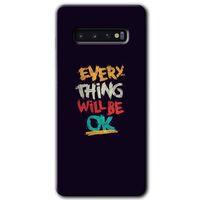 Potkal Hediye Fabrikası Samsung Galaxy S10 Kılıf HD Desen Baskılı Arka Kapak - Everything