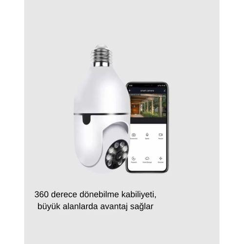 Akıllı Duylu 360° Güvenlik Kamerası – Ptz Özellikli, Uzaktan Kontrollü Akıllı Kamera