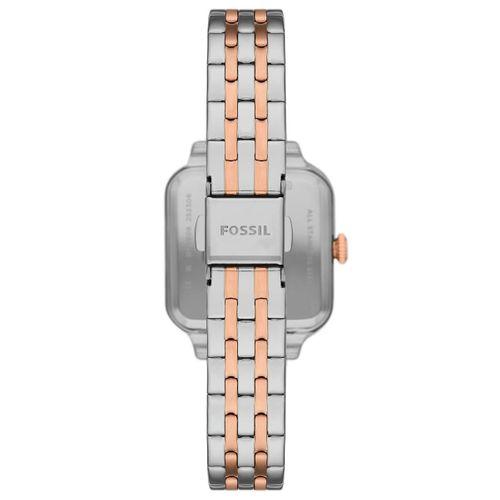 Fossil FBQ3907 Quartz Çelik Rose/Gri Beyaz Kadran 28 mm Kadın Kol Saati