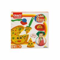 Crafy Çılgın Pizza Oyun Hamuru Seti 200 g 10 Parça