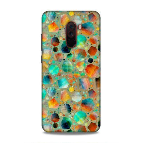 Xiaomi Pocophone F1 Uyumlu Kılıf Utopia (26) Tpu Silikon Kılıf Su Yeşili