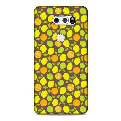 Frutix Turunç 01 LG K40S Kılıf Desenli Silikon