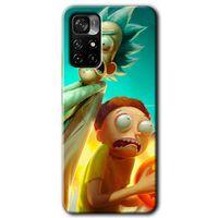 Potkal Hediye Fabrikası Xiaomi Redmi Note 11T Kılıf HD Desen Baskılı Arka Kapak - Rick Morty