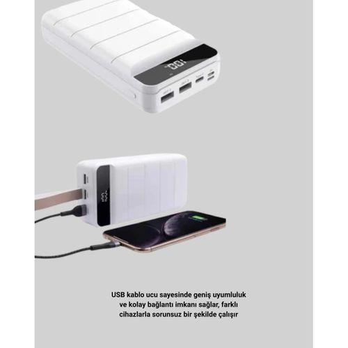 Çoklu Cihaz Uyumlu Led Ekranlı 50000 Mah Powerbank