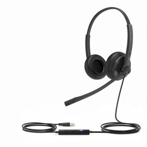 YEALINK UH34, Kablolu, Teams Uyumlu, 3,5mm Jac, USB-A, USB-C, Çift Taraflı, Gürültü Engelleyici, Çağrı Merkezi, Ofis, Toplantı, Microfonlu Kulaklık