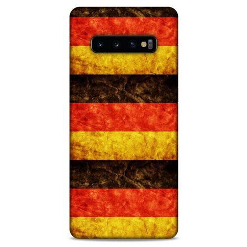 Samsung Galaxy S10 Plus Kılıf Almanya (8) Baskılı Kılıf Alman Bayrağı