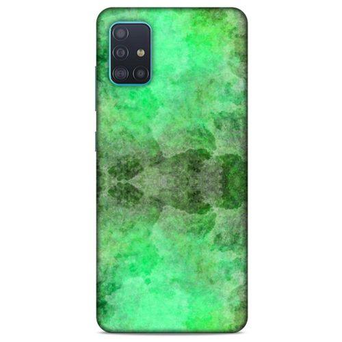 Mermer Desenli (22) Tema Tam Koruma Kılıfı Açık Yeşil Samsung Galaxy A51 Kılıf