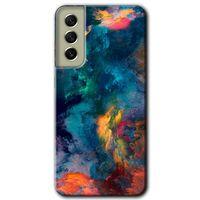 MRCİLETİSİM Samsung Galaxy S21 FE Kılıf HD Desen Baskılı Arka Kapak + Temperli Cam - Valhalla