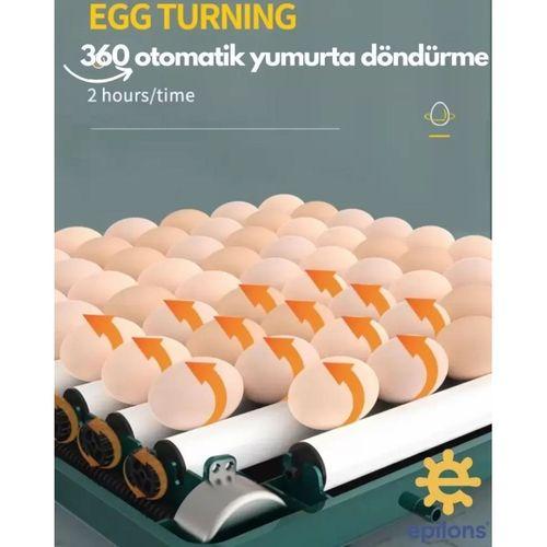 Kuluçka Makinesi 130 T.uk Yumurtalı Extra Yedek Motorlu İncubator