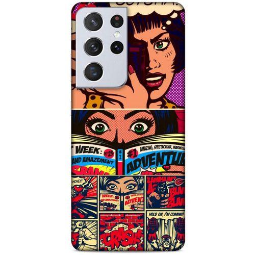 Lopard Samsung Galaxy S21 Ultra Uyumlu Kılıf Cartoon (7) Telefon Kılıfı