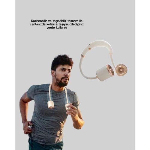 5 Kanatlı Sessiz Mini Fan 3 Vitesli Katlanabilir Asılabilir