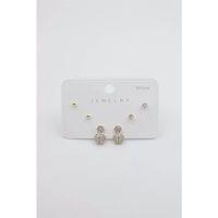 Çoklu Set Küpe - Altın