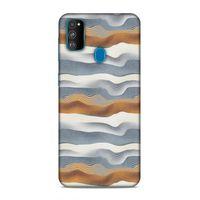 Samsung Galaxy M30s Uyumlu Kılıf Romans (14) Lansman Kılıf Beyaz Gri