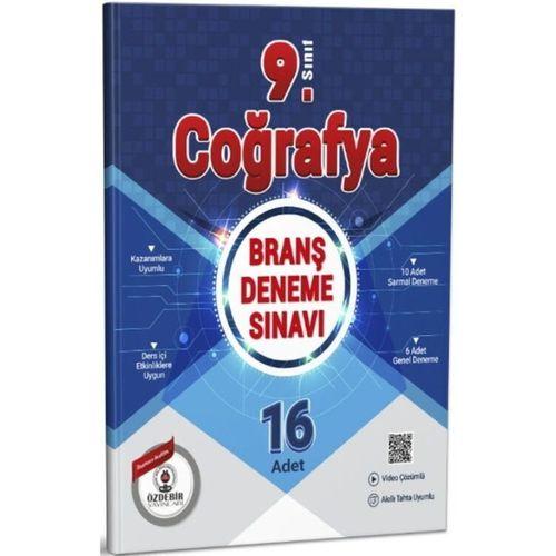 9.Sınıf Coğrafya Branş Deneme Sınavı Özdebir Yayınları