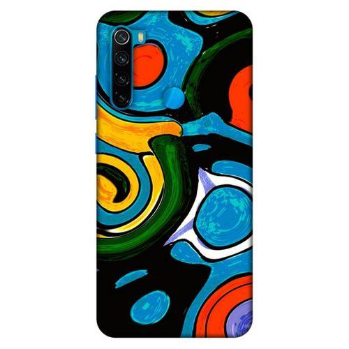 Lopard Xiaomi Redmi Note 8 Uyumlu Kılıf Soyut Sanat (24) Desenli Darbe Emici Kılıf