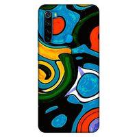 Lopard Xiaomi Redmi Note 8 Uyumlu Kılıf Soyut Sanat (24) Desenli Darbe Emici Kılıf