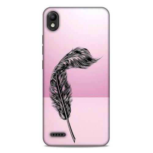 Lopard LG K20 2019 Uyumlu Kılıf Tattoo's (29) Arka Koruma Kılıfı Tüy Dövmesi