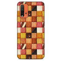 Lopard Xiaomi Redmi 9T Uyumlu Kılıf Patchwork (2) Kabı