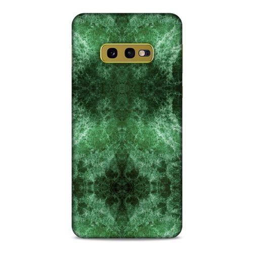 Mermer Desenli (12) Tema Koruyucu Silikon Yeşil Samsung Galaxy S10e Kılıf