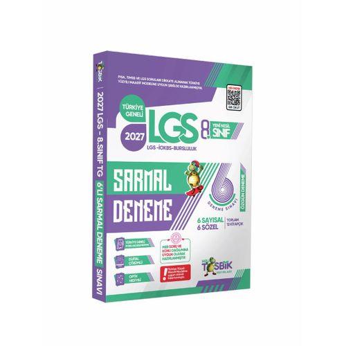 2027 8 Sınıf Yeni Sistem LGS İlk Dönem Konularını Kapsayan SARMAL 6lı Deneme Paketi Dijital Çözümlü